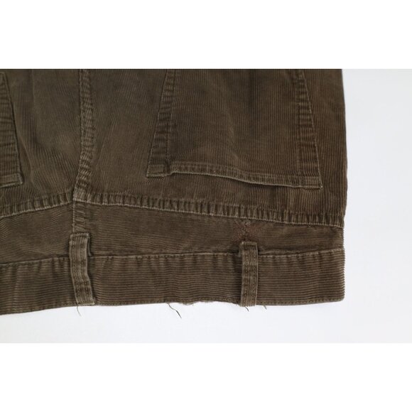 Vtg Y2K 2004 Gap Mens 38x30 Sun Faded Relaxed Button Fly Wide Leg Corduroy Pants - Picture 16 of 16